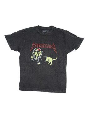 Bean Goods Weentallica T-Shirt in Washed Black